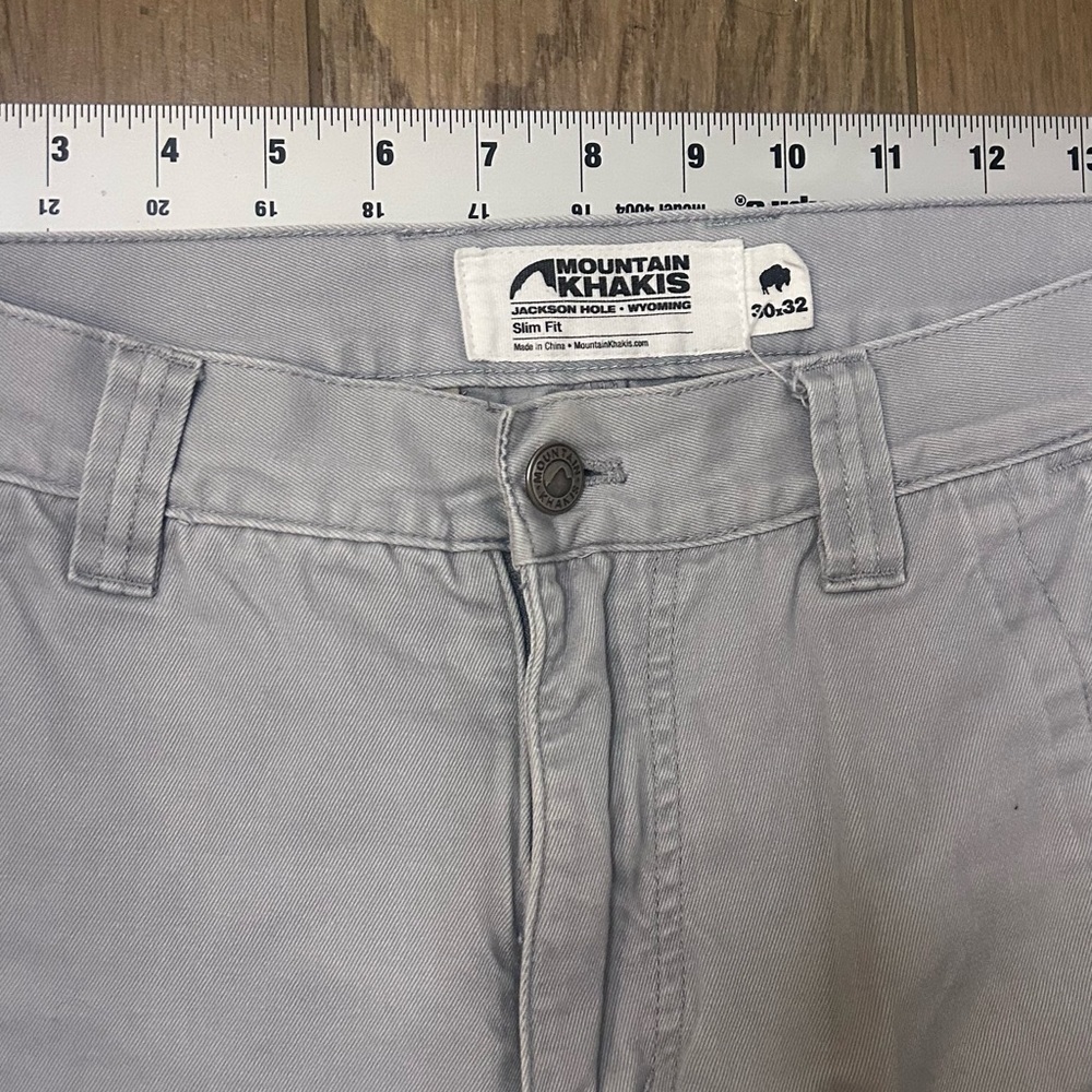 Mountain Khakis Light Gray Chinos - Picture 3 of 9